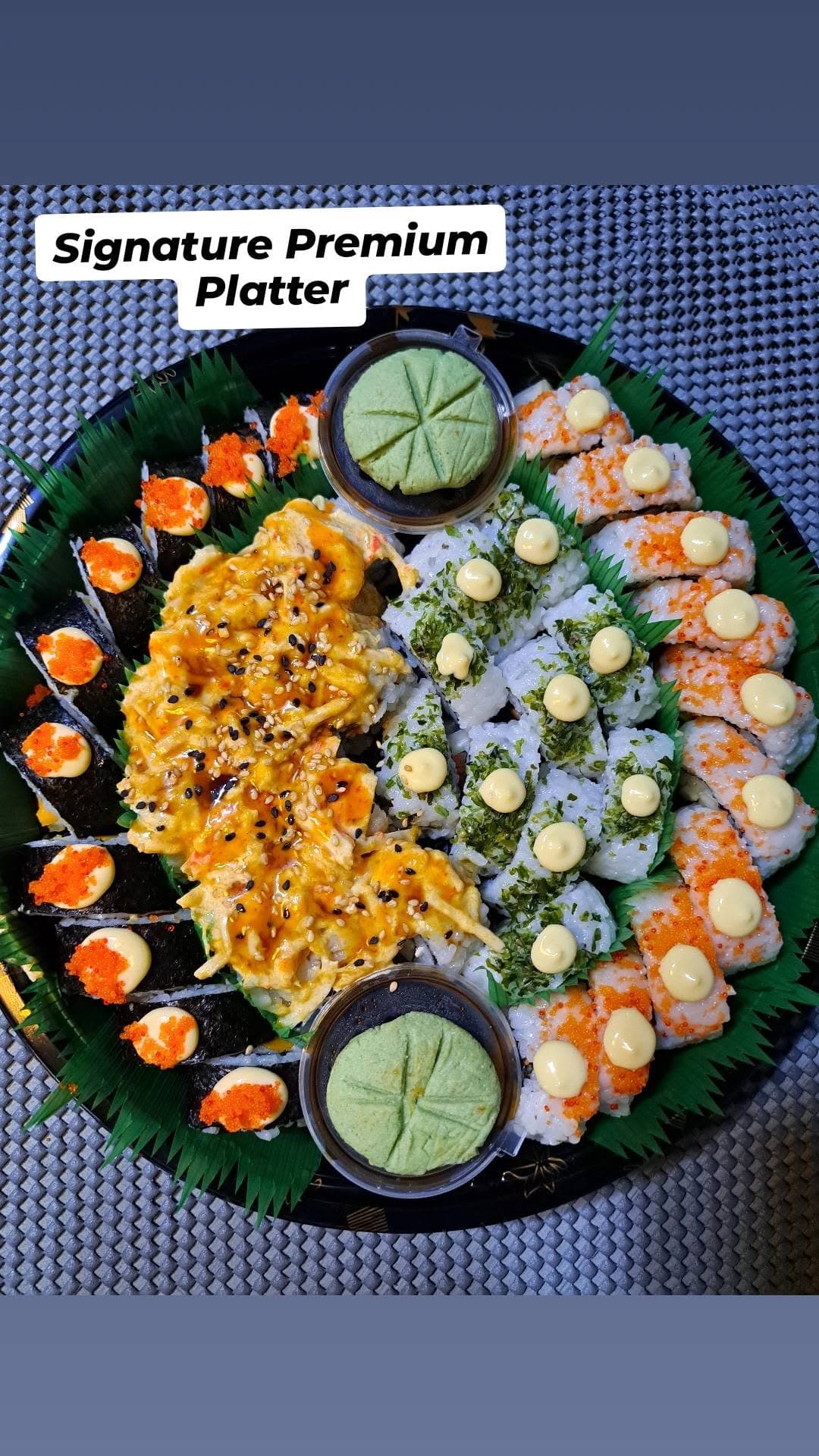 Freshly prepared Henessy Rølls sushi and kimbap order 36