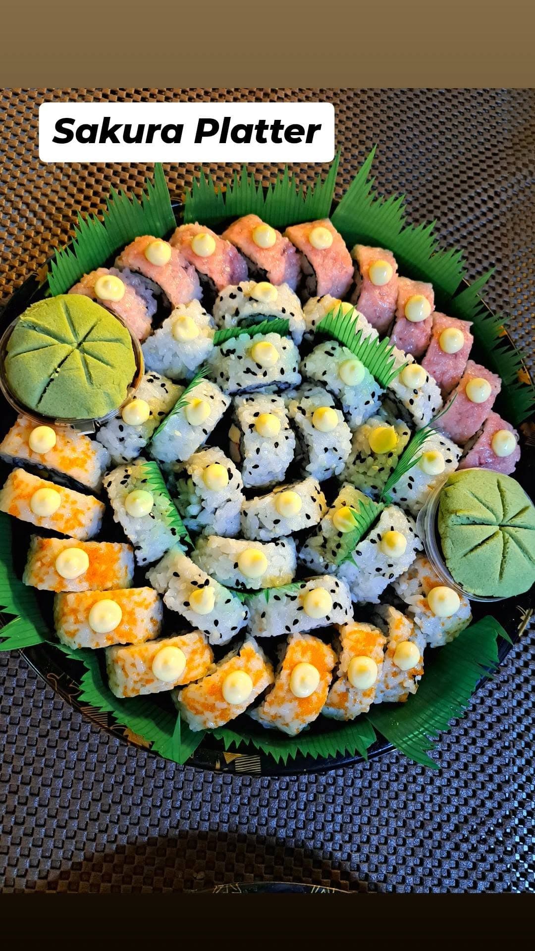 Freshly prepared Henessy Rølls sushi and kimbap order 43